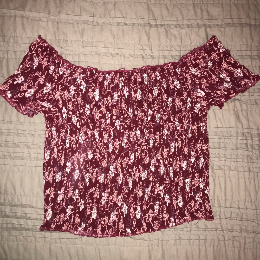 Ruffled crop top